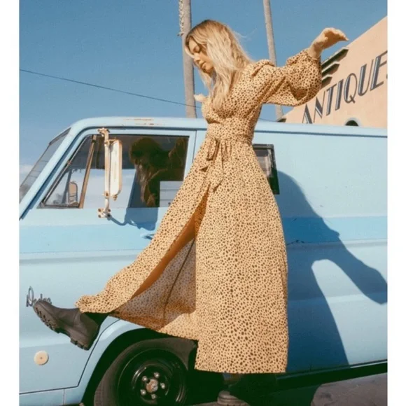 🖤🍂BILLABONG ANIMAL PRINT WRAP DRESS🍂🖤 - Picture 8 of 13